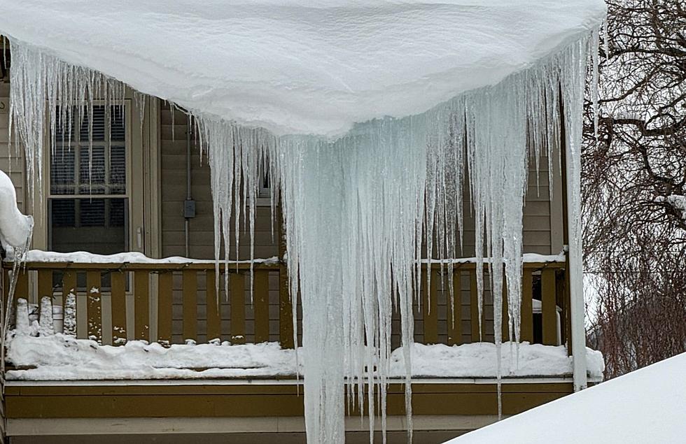 Should You Knock Down Ice Hanging From Your House