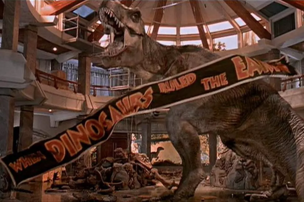 &#8216;Jurassic Park 3D&#8217; Poster: Dinosaurs Are Getting All Up In Your Face