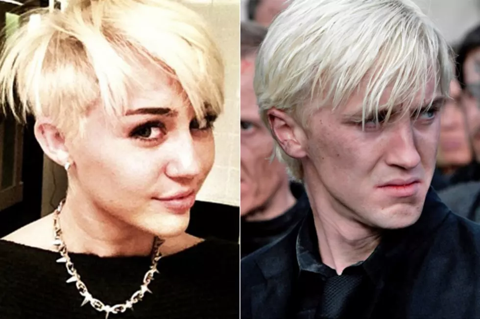 Miley Cyrus + Draco Malfoy &#8212; Dead Ringers?