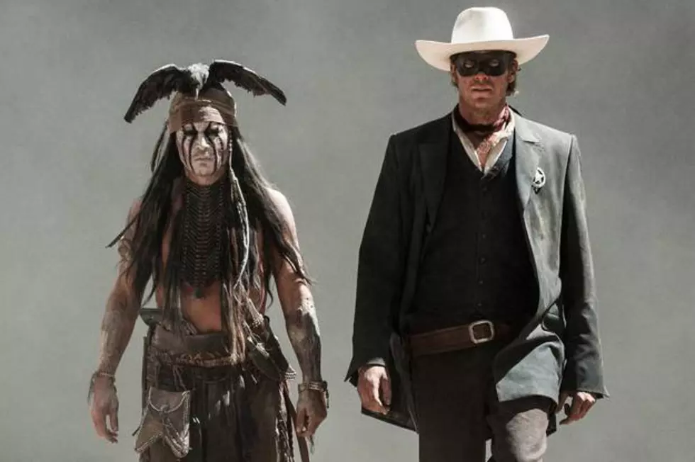 ‘Lone Ranger’ Pics: Yup, Johnny Depp Still Has a Dead Crow on His Head