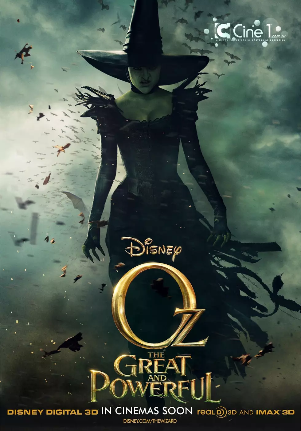 ‘Oz: The Great and Powerful’ Poster: The Wicked Witch Gets Up Close and Personal