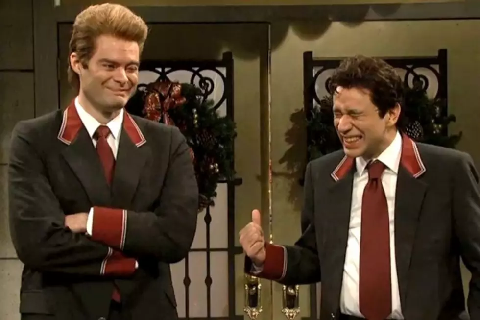 ‘SNL’ Deleted Scene: Bill Hader and Fred Armisen Crack Up as Russian Doormen