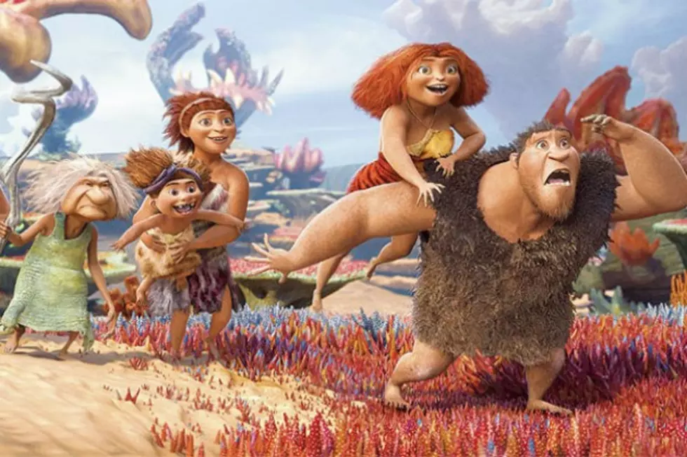 &#8216;The Croods&#8217; Clip: Emma Stone and Ryan Reynolds as Flirty Cavepeople
