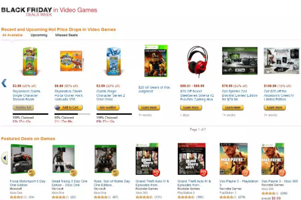 Amazon Black Friday 2013 Video Game Deals