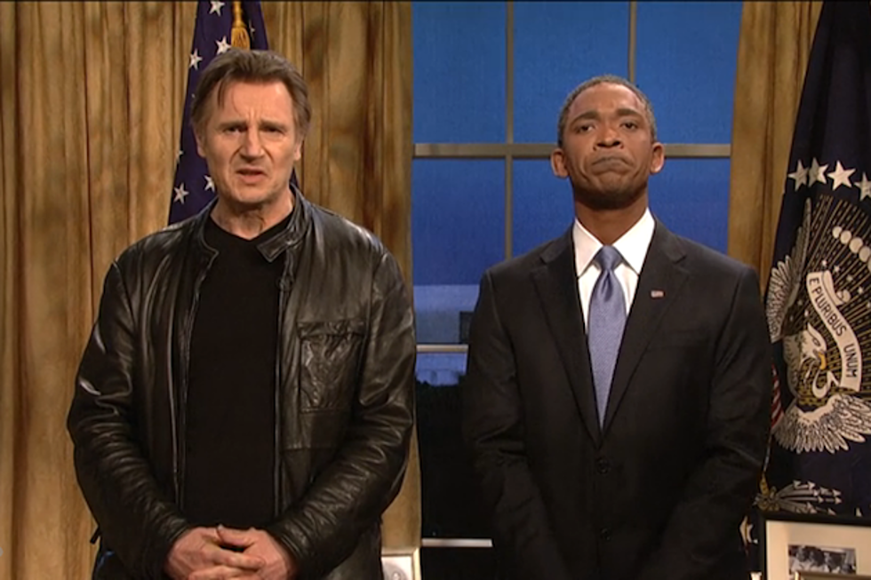 ‘SNL’ Brings in Liam Neeson to Solve the Crisis in the Ukraine