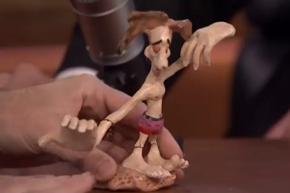 Jim Carrey Made a Sculpture of Nicolas Cage and He Brought It On ‘The Tonight Show’ (VIDEO)