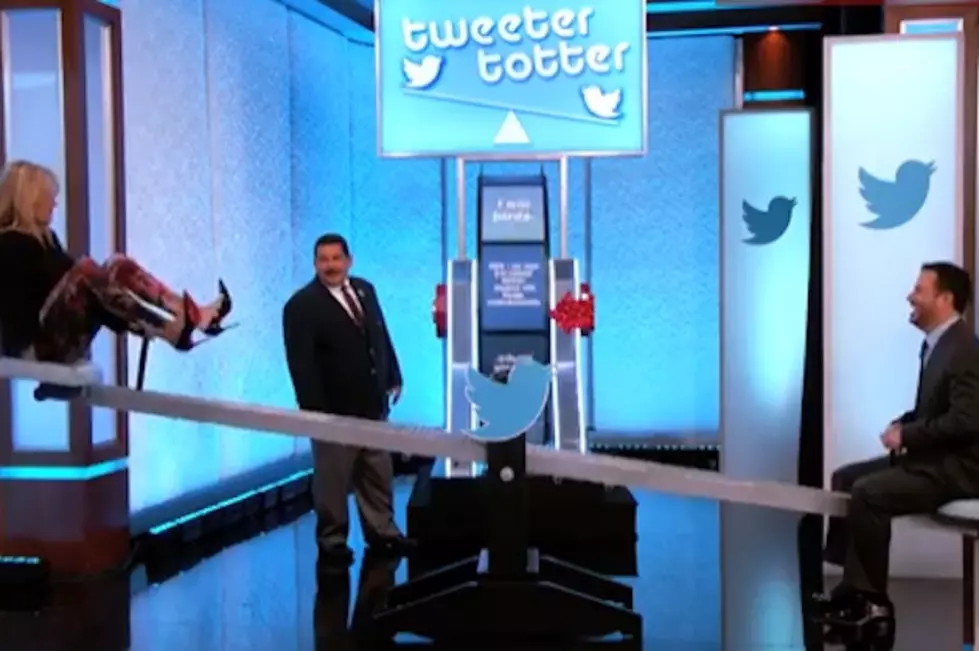 Jimmy Kimmel's "Tweeter Totter" Game Is So Evil