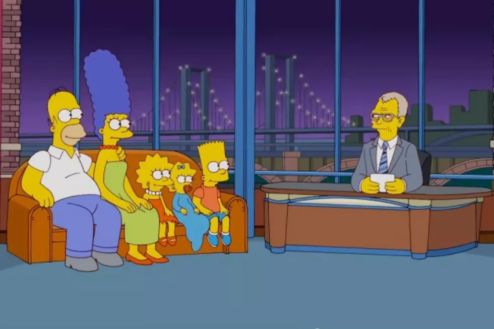 ‘The Simpsons’ Salutes David Letterman in Latest Couch Gag