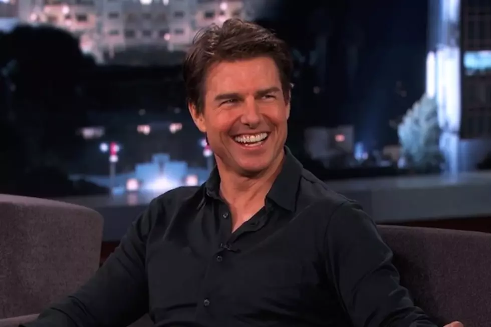 Tom Cruise Talks &#8216;Top Gun,&#8217; Tells Jimmy Kimmel He Invented the Worldwide Premiere Tour