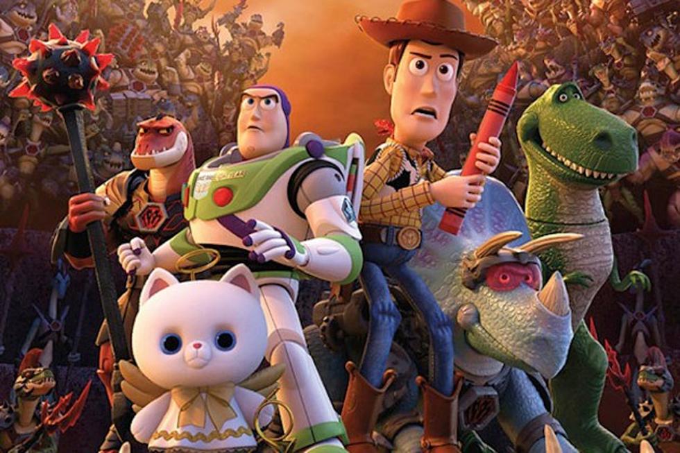 &#8216;Toy Story That Time Forgot&#8217; Poster: Woody and Buzz Grapple With Dinos
