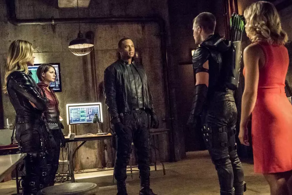 'Arrow' S4 Premiere Photos: Oliver Suits Up for Damien Darhk