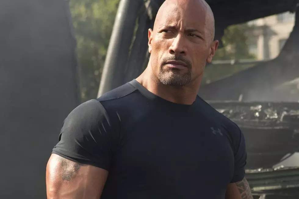 The Rock Gets Ready for Motion Capture in a Photo From the Set of ‘Rampage’