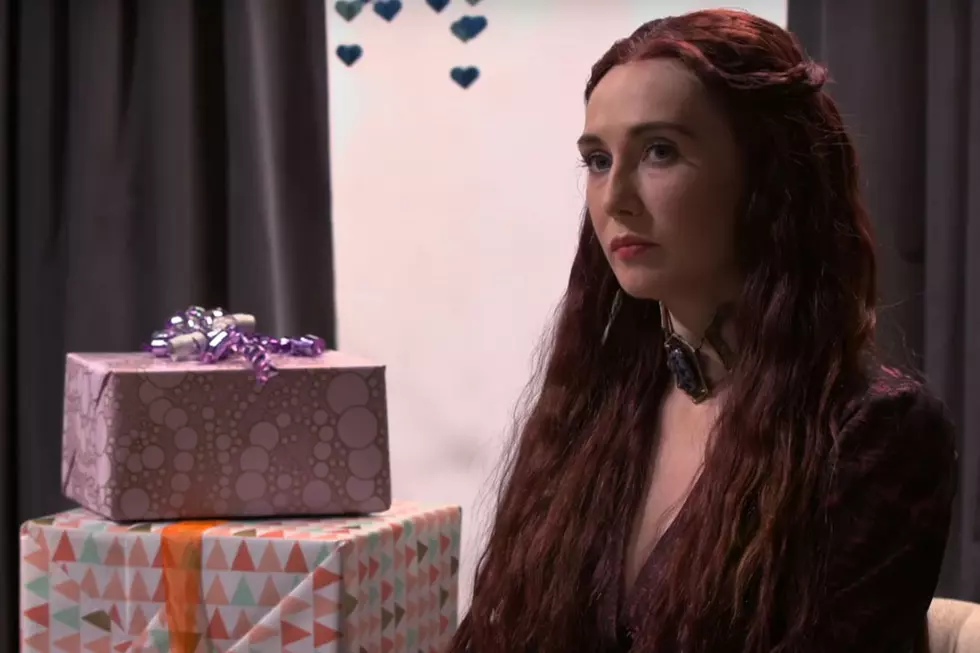 Melisandre Attends Seth Meyers’ Baby Shower on ‘Late Night’