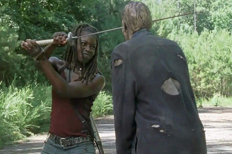 Michonne Does Her Best Omar Little in New ‘Walking Dead’ Clip