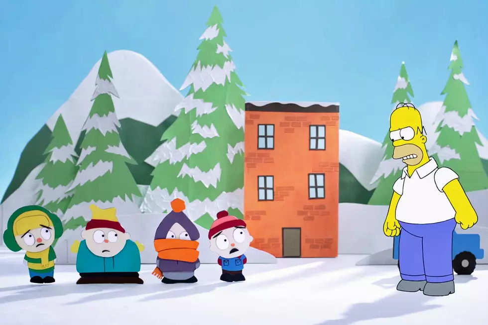 Homer Shreds ‘South Park’ in ‘Simpsons’ New ‘Robot Chicken’ Couch Gag