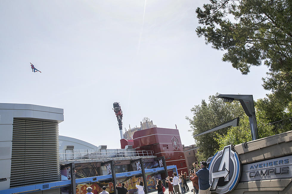 See the Spider-Man That Swings Over Disneyland’s Avengers Campus
