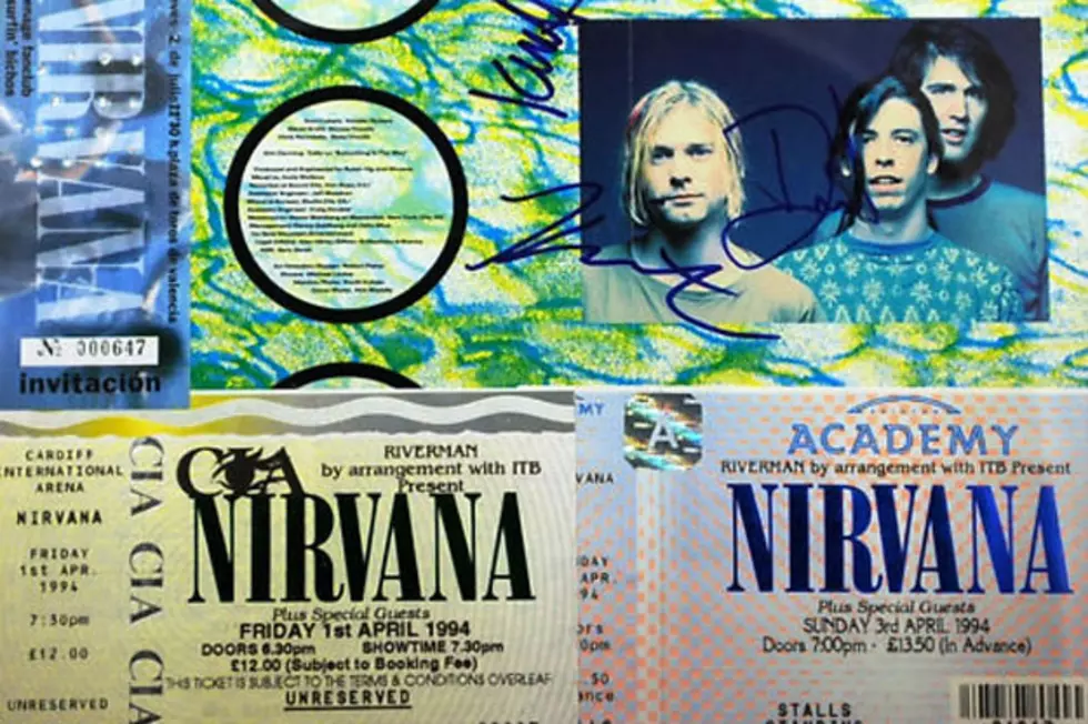 Nirvana Autographed CD Fetches Five Figures on eBay