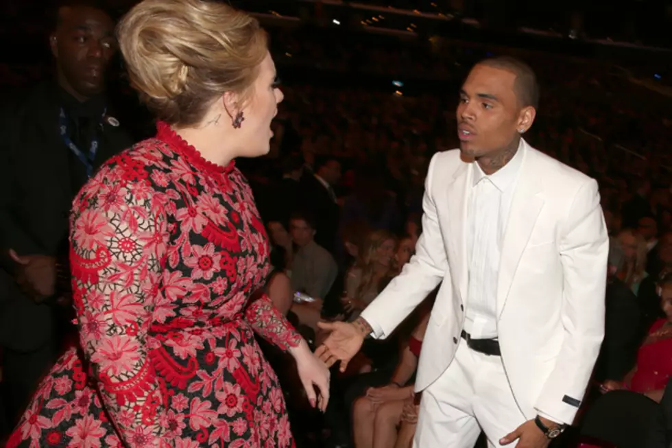 Adele Denies Chris Brown Grammy Beef