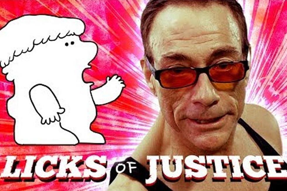 Jean-Claude Van Damme Administers Some ‘Licks of Justice’ in WTF Video