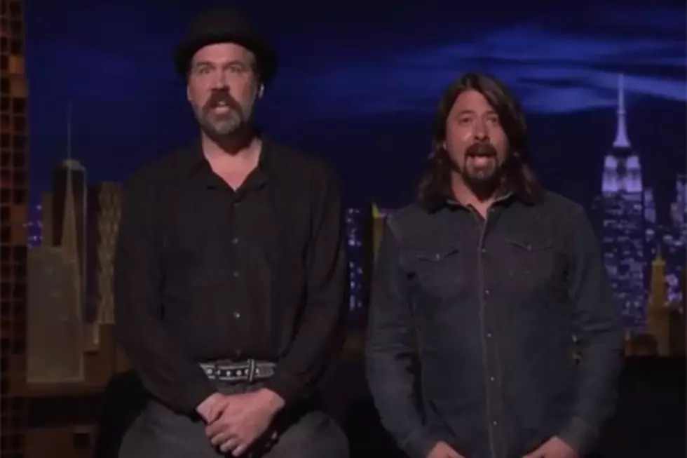 Dave Grohl and Krist Novoselic Help Out Jimmy Fallon and Stevie Nicks