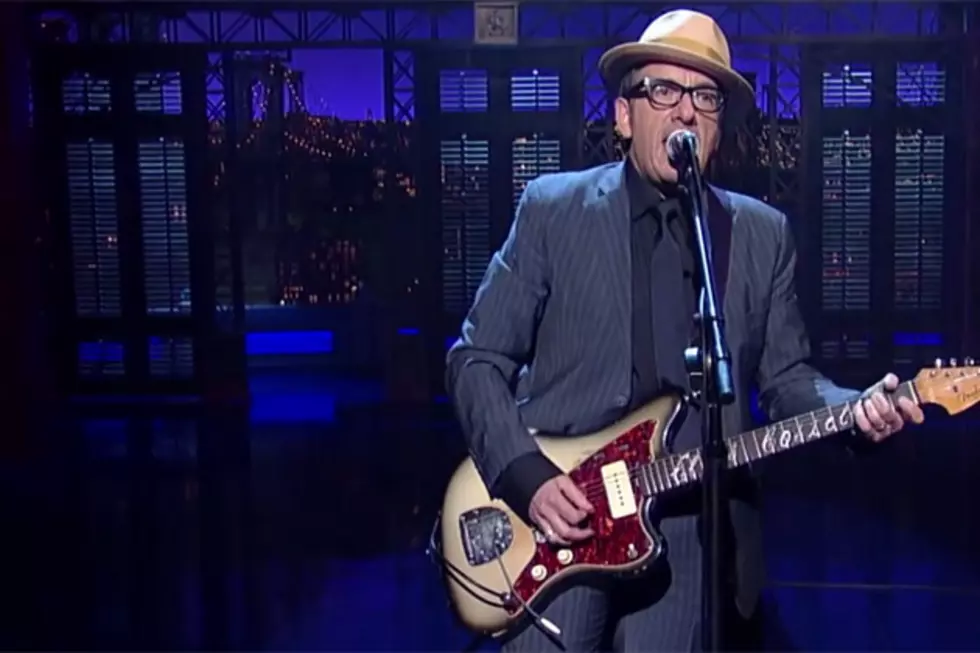 Elvis Costello Played a Brand New Song on ‘Letterman’ Last Night