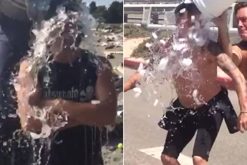 Pearl Jam's Eddie Vedder and Mike McCready Accept Ice Bucket Challenges