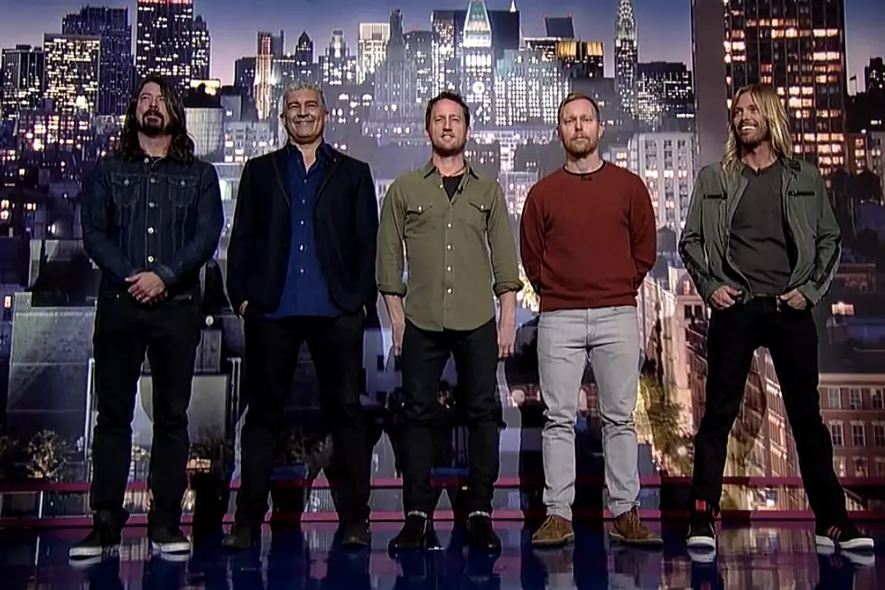 Foo Fighters Deliver ‘Top Ten’ for Last Night On ‘Letterman’