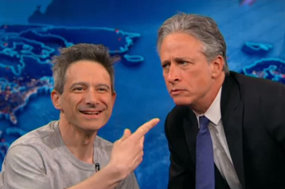 Watch Ad-Rock Talk to Jon Stewart About His Records