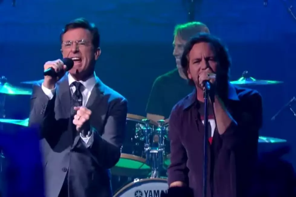 Watch Pearl Jam Play ‘Mind Your Manners’ + ‘Rockin’ in the Free World’ on ‘Colbert’
