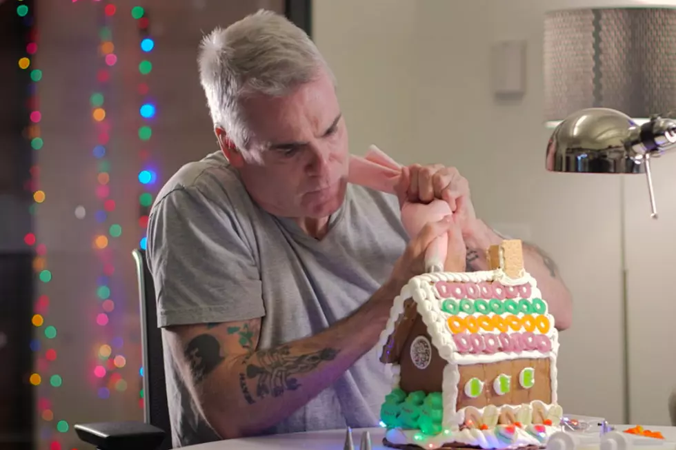 Watch Henry Rollins Make a Gingerbread House and Then Destroy It
