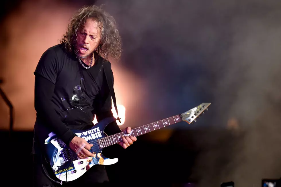 Kirk Hammett Gets Pie’d by Bandmates on His Birthday – [Photos]