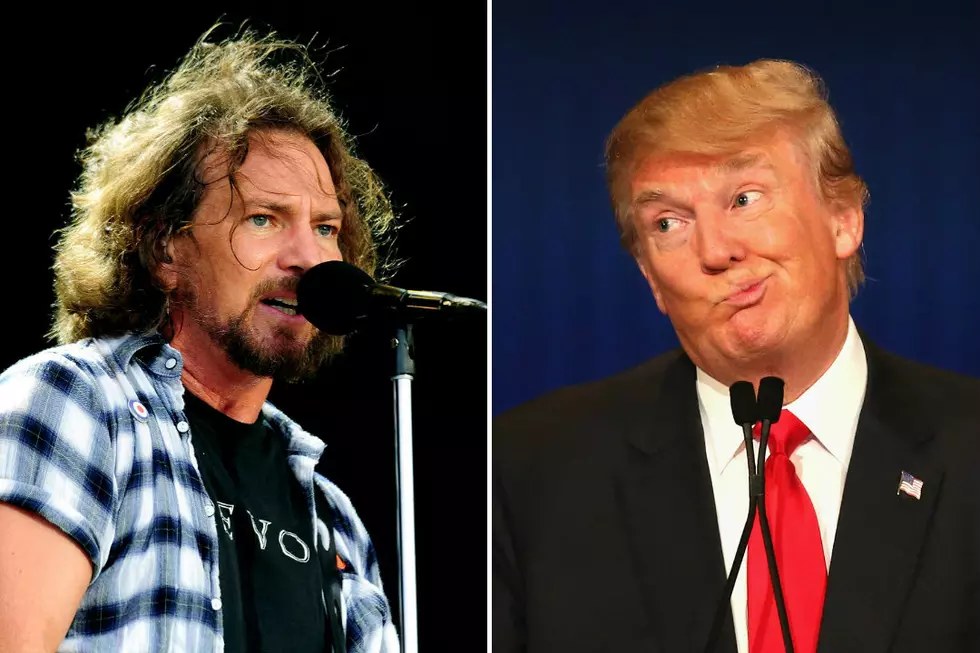 Eddie Vedder Mocks Donald Trump and His Penis at NYC Concert