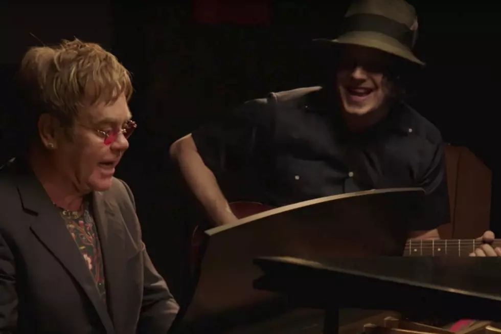 Listen to the New Song from Jack White and Elton John, ‘Two Fingers of Whiskey’