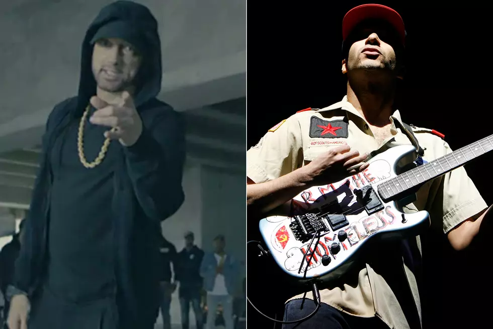 Eminem + Rage Against the Machine: Hear Rapper’s Trump-Bashing Freestyle Set to ‘Bulls on Parade’