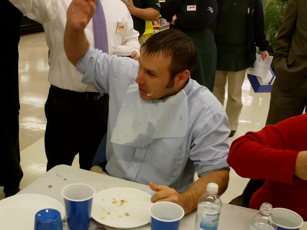 Local Teachers Compete In Fat Tuesday Paczki Eating Contest