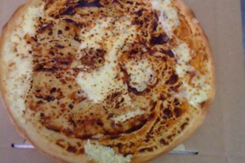 Now Jesus appears on a pizza!  What?