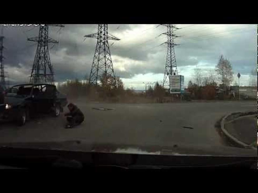 Another Russian Car Crash…and the Driver Walks Away…Again!  (video)