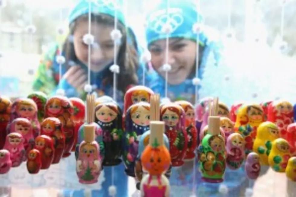 Some traditional Russian souvenirs, matryoshka dolls, are available in a souvenir store at Rosa Khutor Mountain Cluster village in Sochi, Russia. (Photo: Alexander Hassenstein/Getty Images)