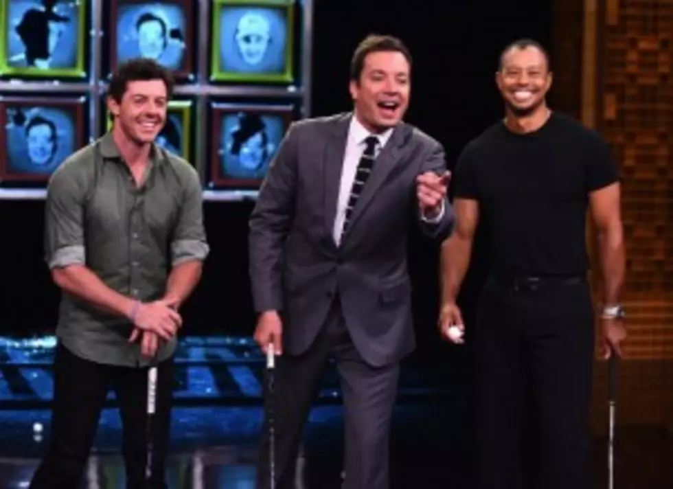 Jimmy Falllon Welcomes Rory Mcllroy and Tiger Woods With Golf Contest [Video]