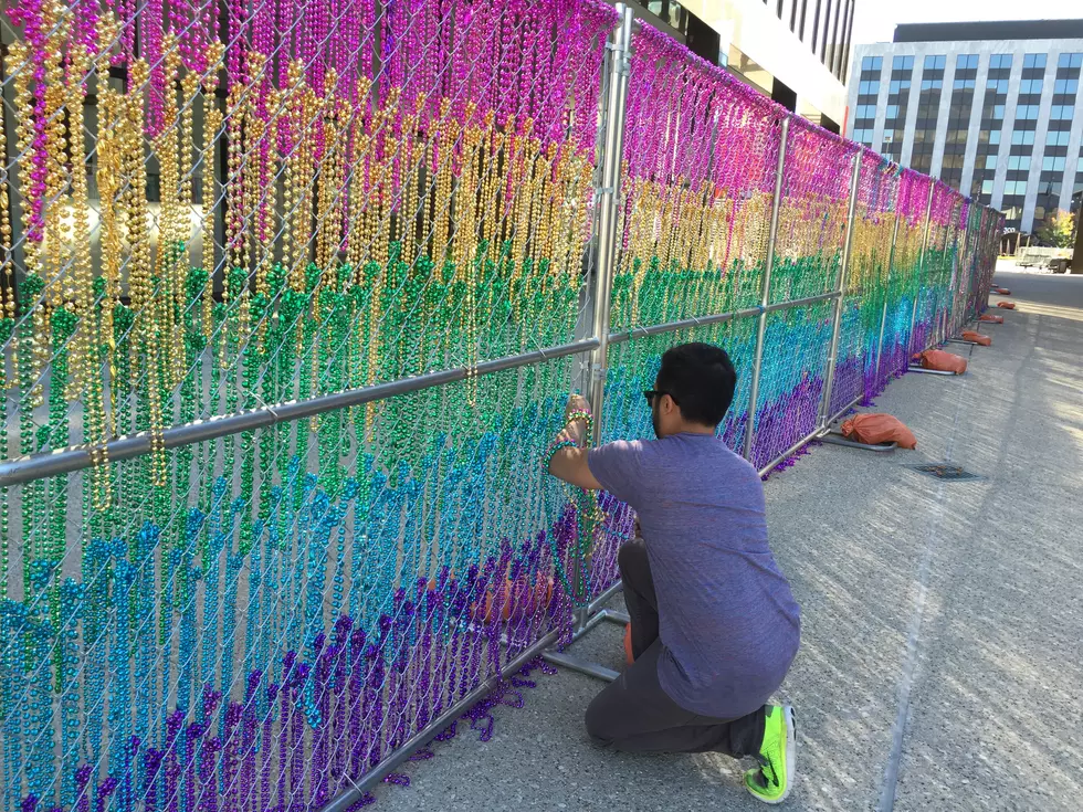  2,700 Pounds of Mardi Gras Beads at ArtPrize