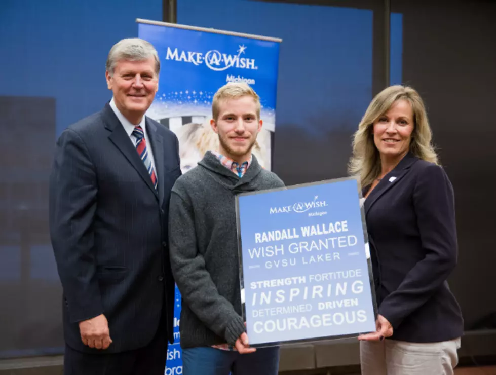 GVSU Student Gets Tuition Help From Make-A-Wish