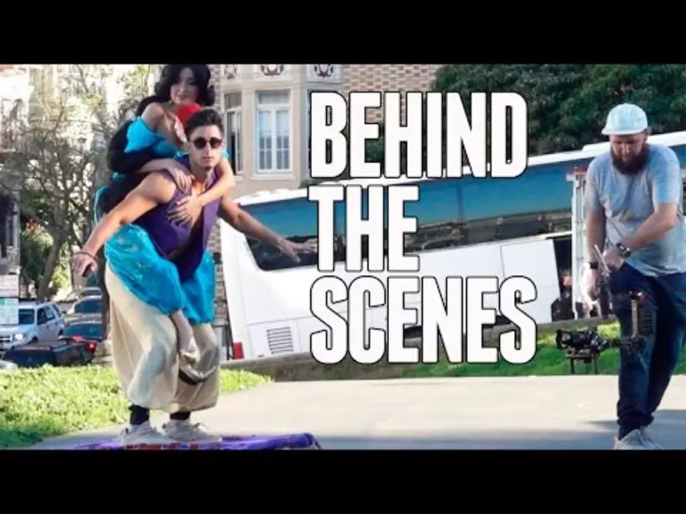 How Aladdin Flies on his Magic Carpet in San Francisco [Video]