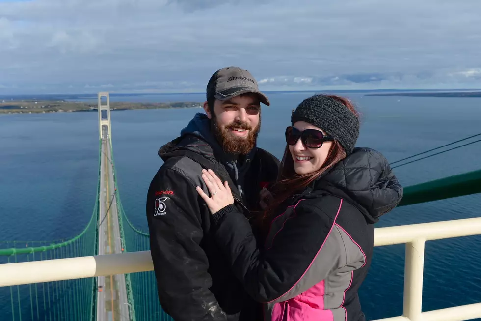 Couple Gets Engaged at Top of Mackinac Bridge