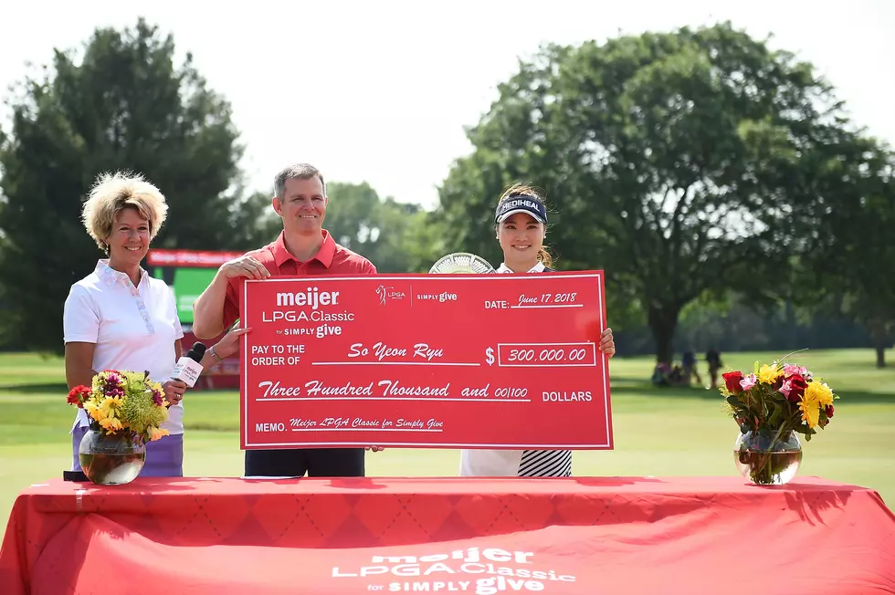 Meijer LPGA Winner Donates $100,000 of $300,000 Prize to Charity