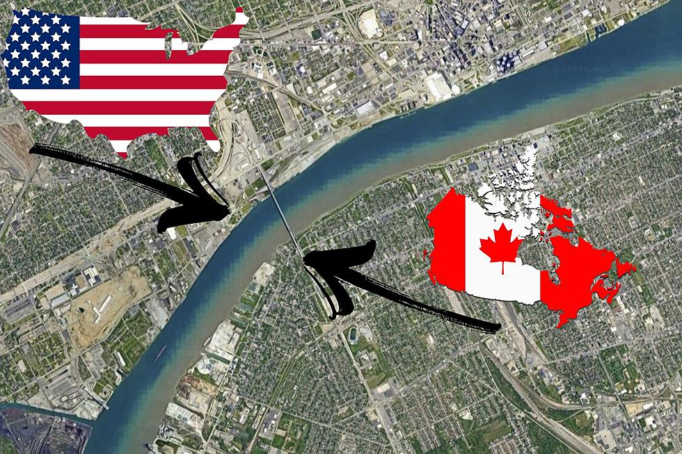 Bizarre Optical Illusion Makes the Detroit River Look Clean in the US and Filthy in Canada