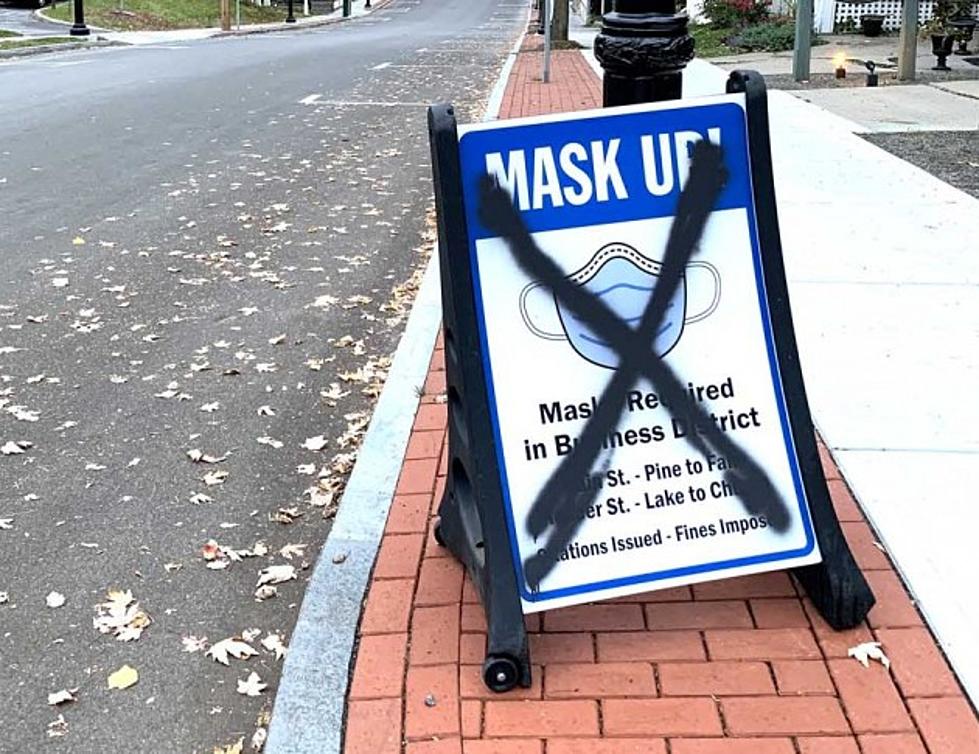 Cooperstown Mask Signs Vandalized