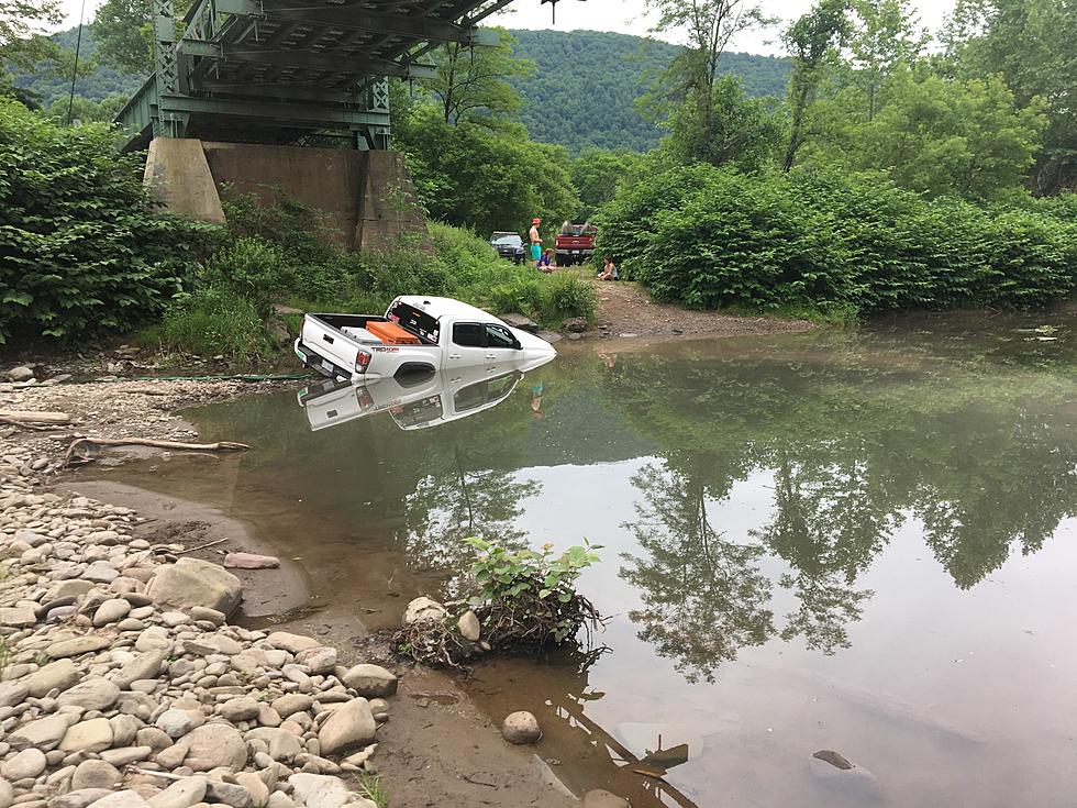 Couple Learns Hard Way: Never Drive Across a River in Delaware County