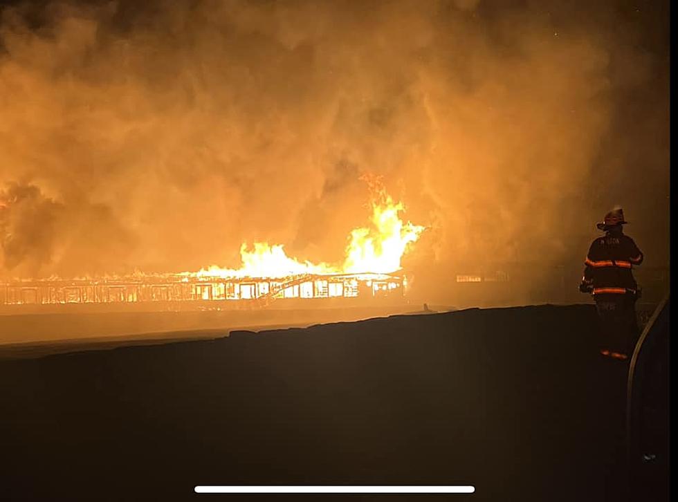 Delhi, New York Farm Catches Fire