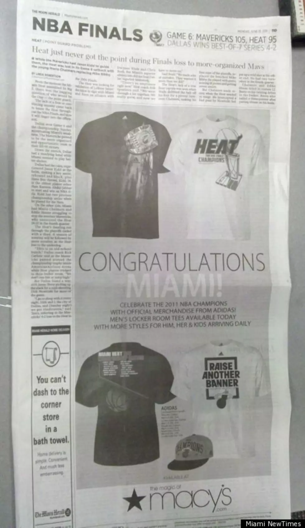 Macy&#8217;s Runs Wrong Ad In Miami Newspaper&#8230;EPIC Fail!