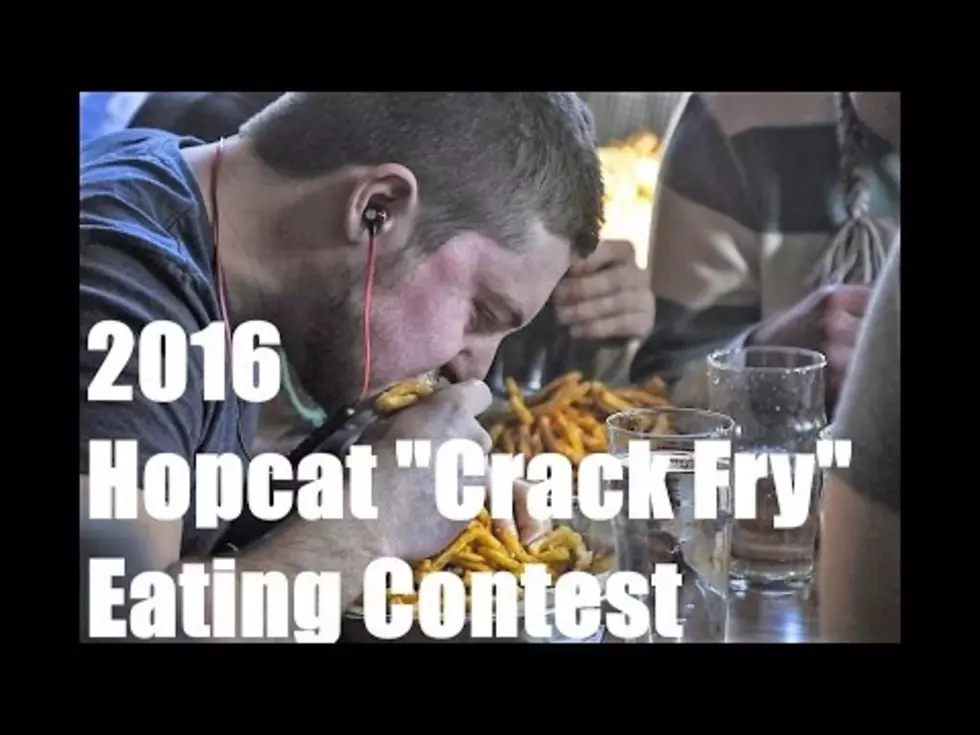Footage From Hopcat’s Crack Fry Eating Contest